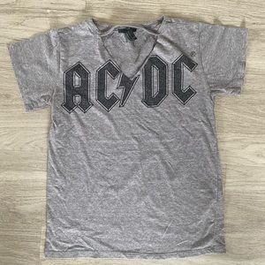 Forever 21 Open Chest ACDC T-Shirt